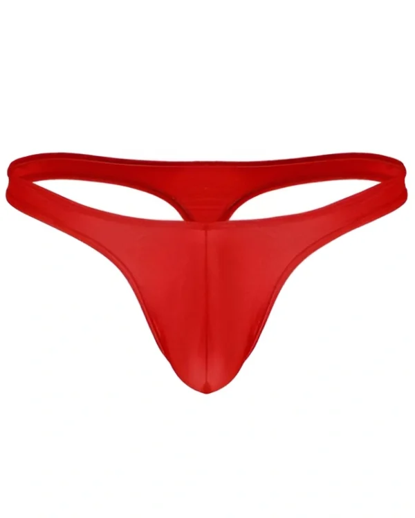 men’s comfy thong brief – red