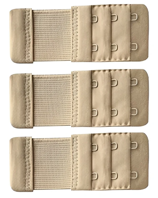 Beige Bra Hook Extenders for Women