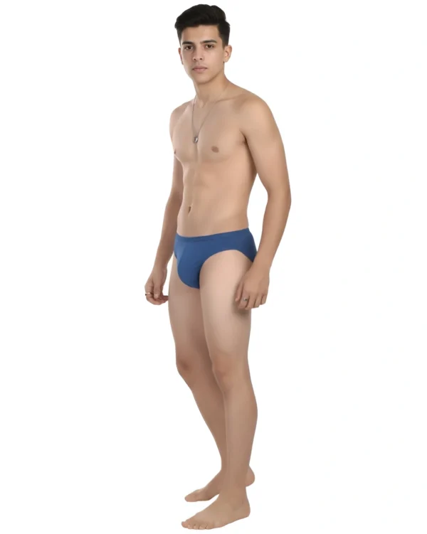 men’s micro modal bikini briefs – airforce blue