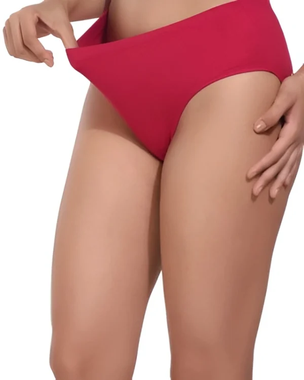 Red Lycra Panty For Women