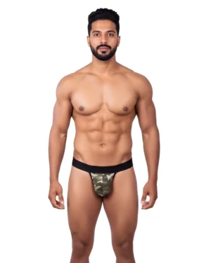 Mens Camouflage Tanga Briefs