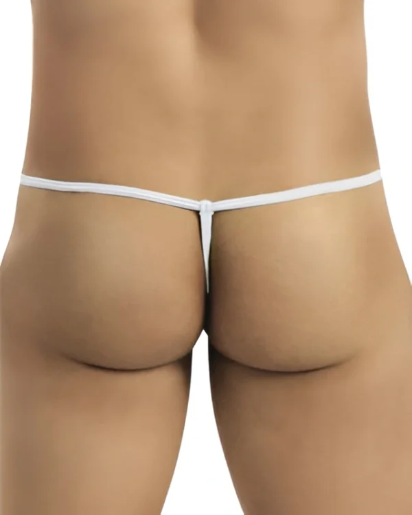 mens cotton spandex g string pouch underwear – blue