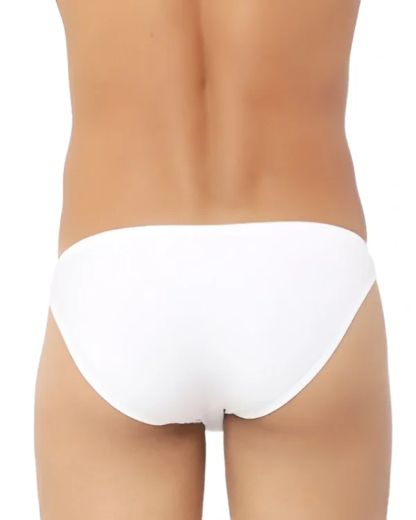 men’s white micro modal bikini briefs