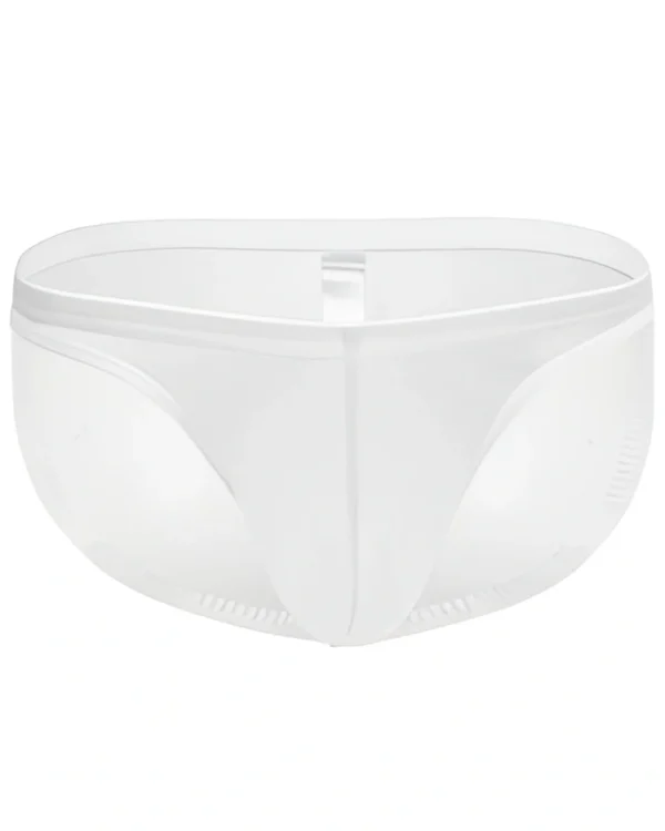 Men’s Transparent Briefs White