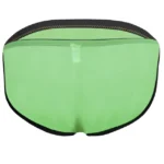 men’s transparent bikini briefs – forest green