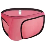 men’s transparent bikini briefs – forest green