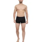 Men’s Micro Modal Black Trunks