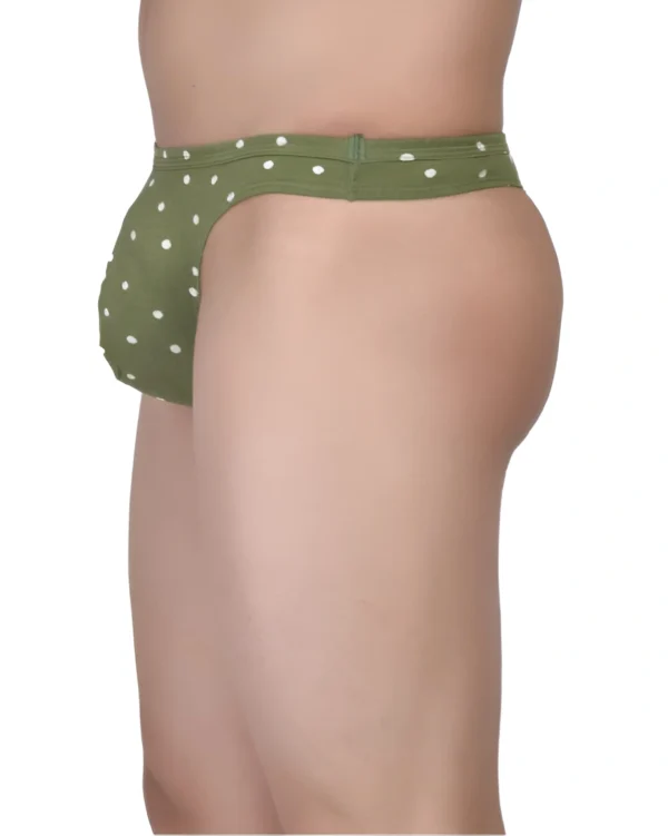 Men’s Printed Cotton Lycra Thong