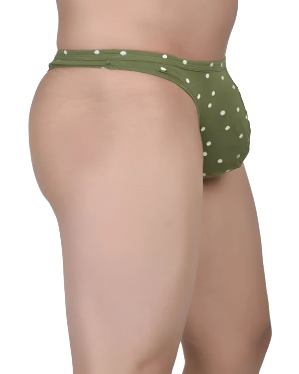 Men’s Printed Cotton Lycra Thong