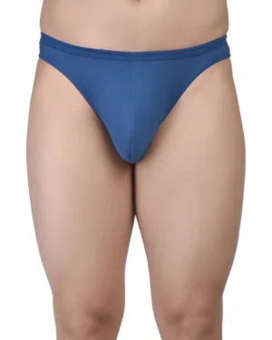 Blue Micro Modal Airforce Thong for Men