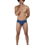 Blue Micro Modal Airforce Thong for Men