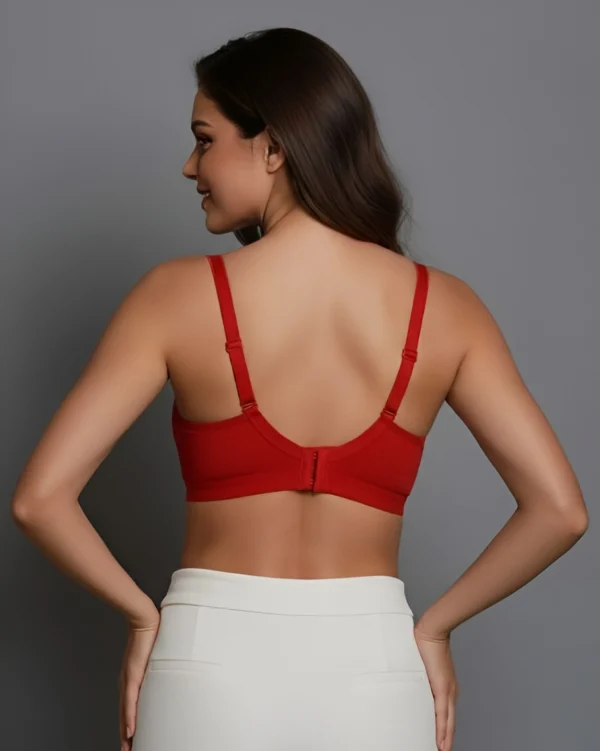 Women’s Red Non-Padded Support Bra