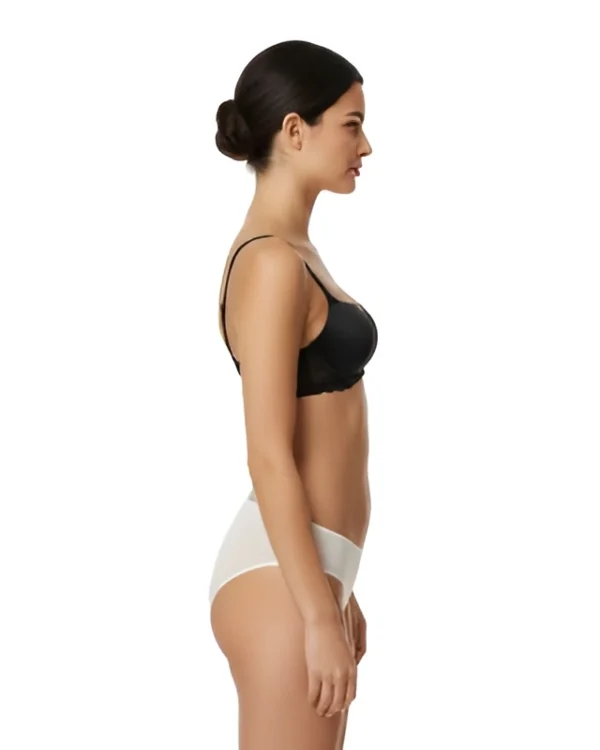 nude transparent low waist hipster panty