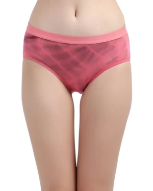 Womens Purple Tie Dye Bamboo Panty