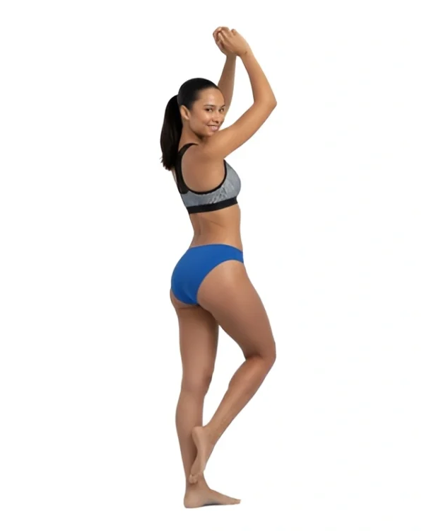 blue bamboo antibacterial panty