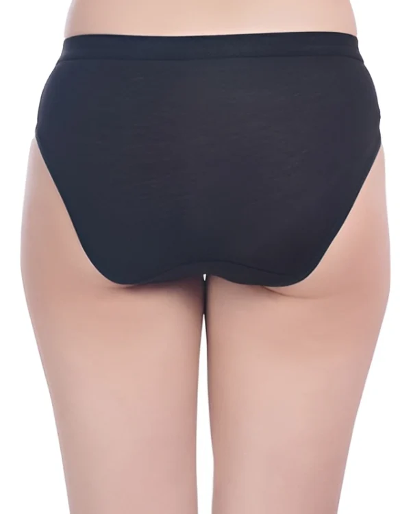 Womens Black Micro Modal Panty