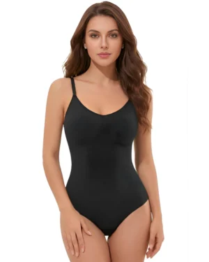 Black Tummy Control Shapewear Bodysuit