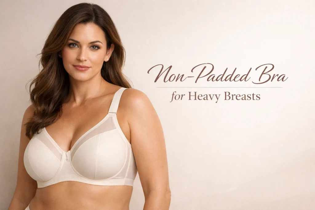 Non-Padded Bra for Heavy Breasts