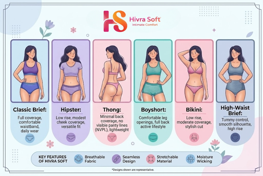 Types of Women Panties